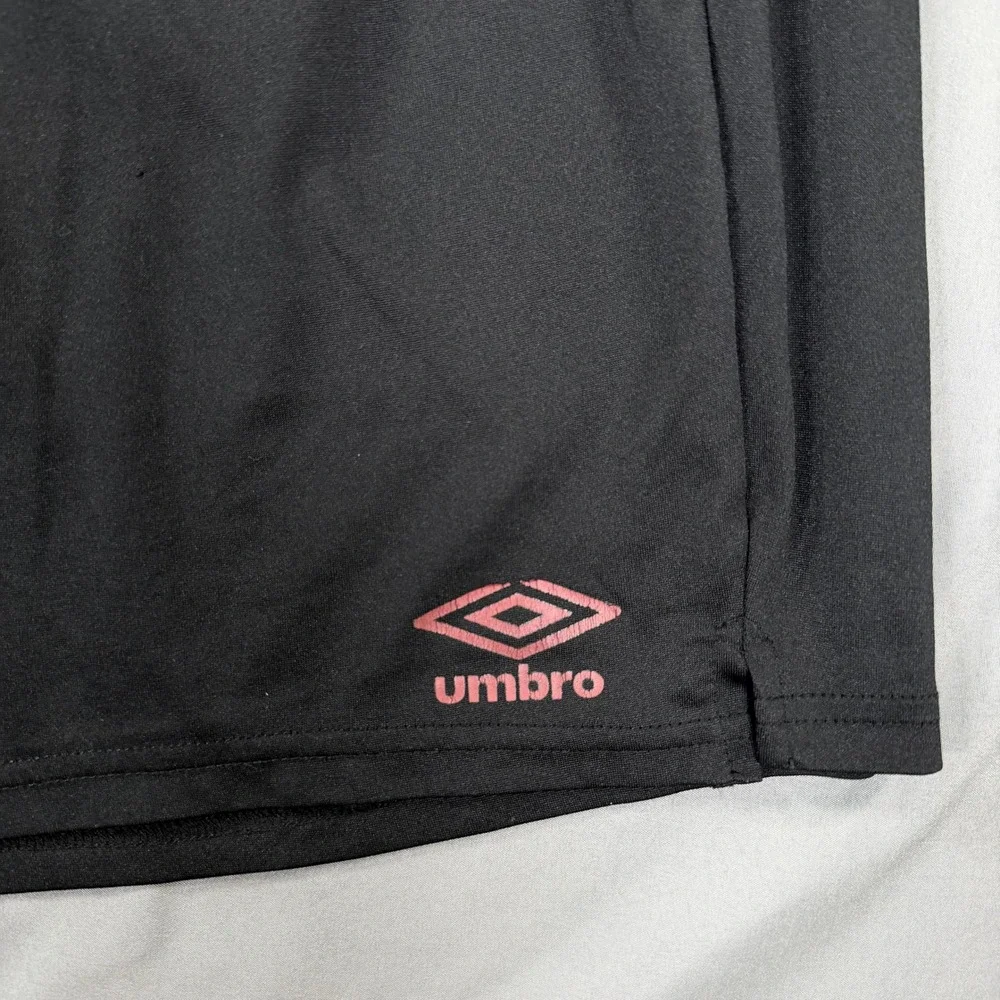 Umbro Men's XL Black Athletic Shorts Drawstring Pockets Stretch Training Gym USA
